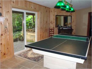 Bubbling Brook Round House pong table.