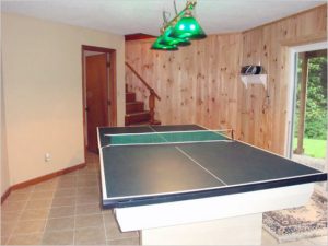 Bubbling Brook Round House ping pong table.